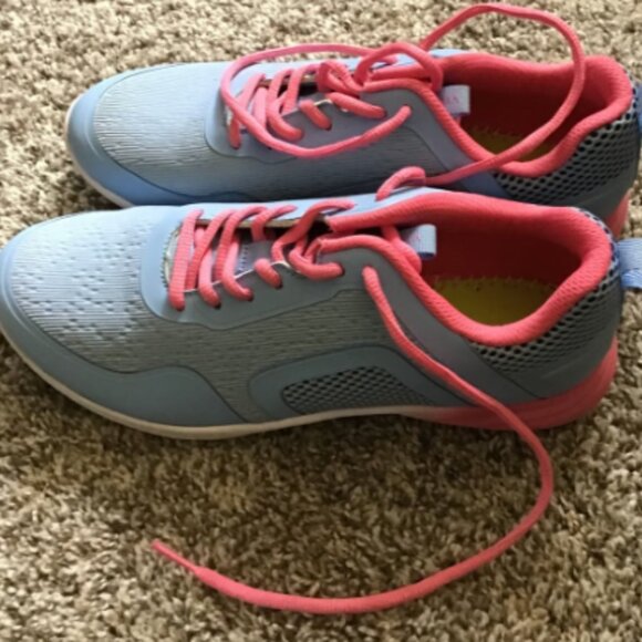 Women's vionic sneakers without the vionic insoles Blue and Pink 7.5 - Picture 2 of 5